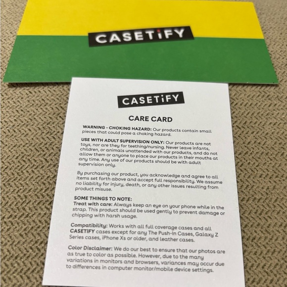 CaseTIFY Leather Chain Cross-body Strap - Black in Champagne Gold. Like *NEW* - Picture 6 of 6